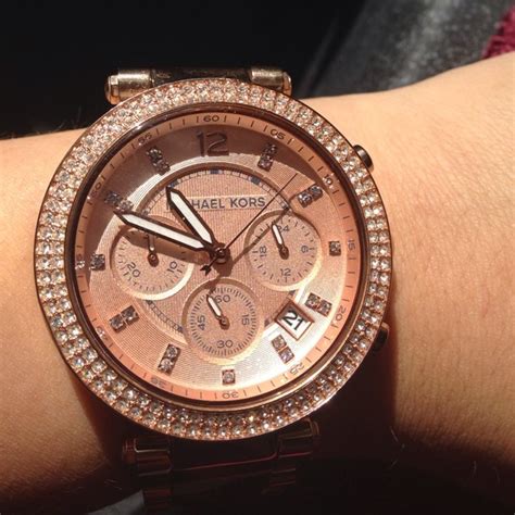 how to spot a fake michael kors darci blush watch|michael kors watch mk case.